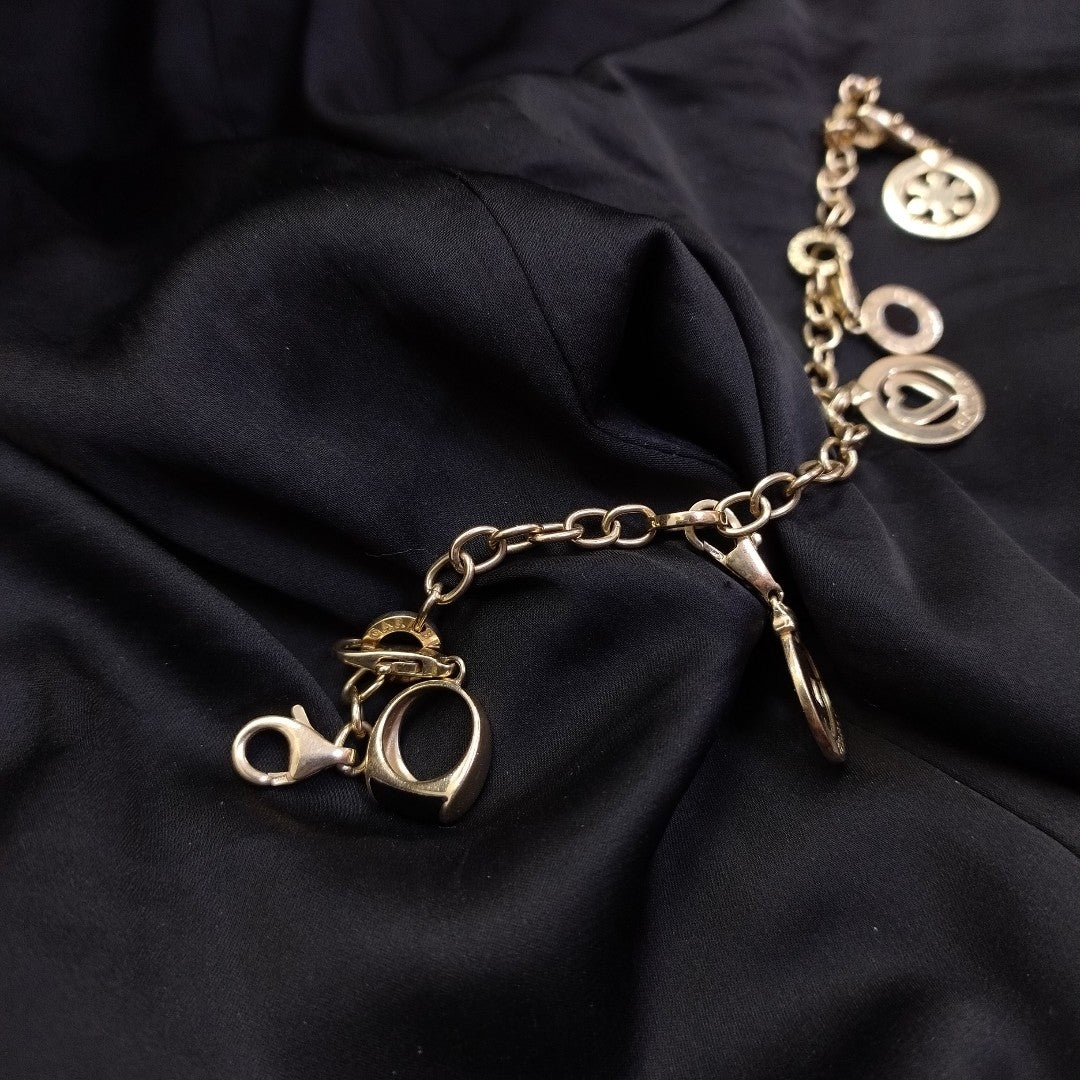 DIJE, PULSERA ORO 14 K 24.5 GRMS (SEMINUEVO)