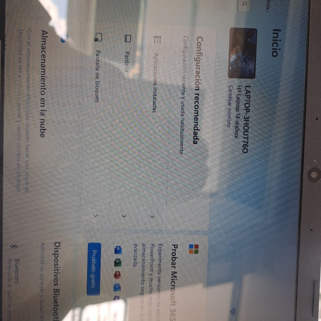 LAPTOP HP 14-DQ0518LA (2024) 128 GB SSD 4 GB RAM (SEMINUEVO)