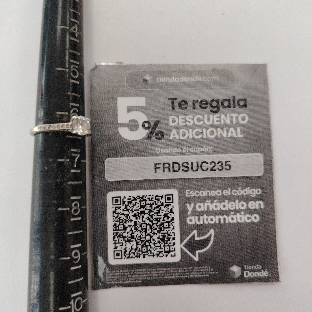 SOLITARIO ORO, ORO BLANCO 10 K 2 GRMS (SEMINUEVO)
