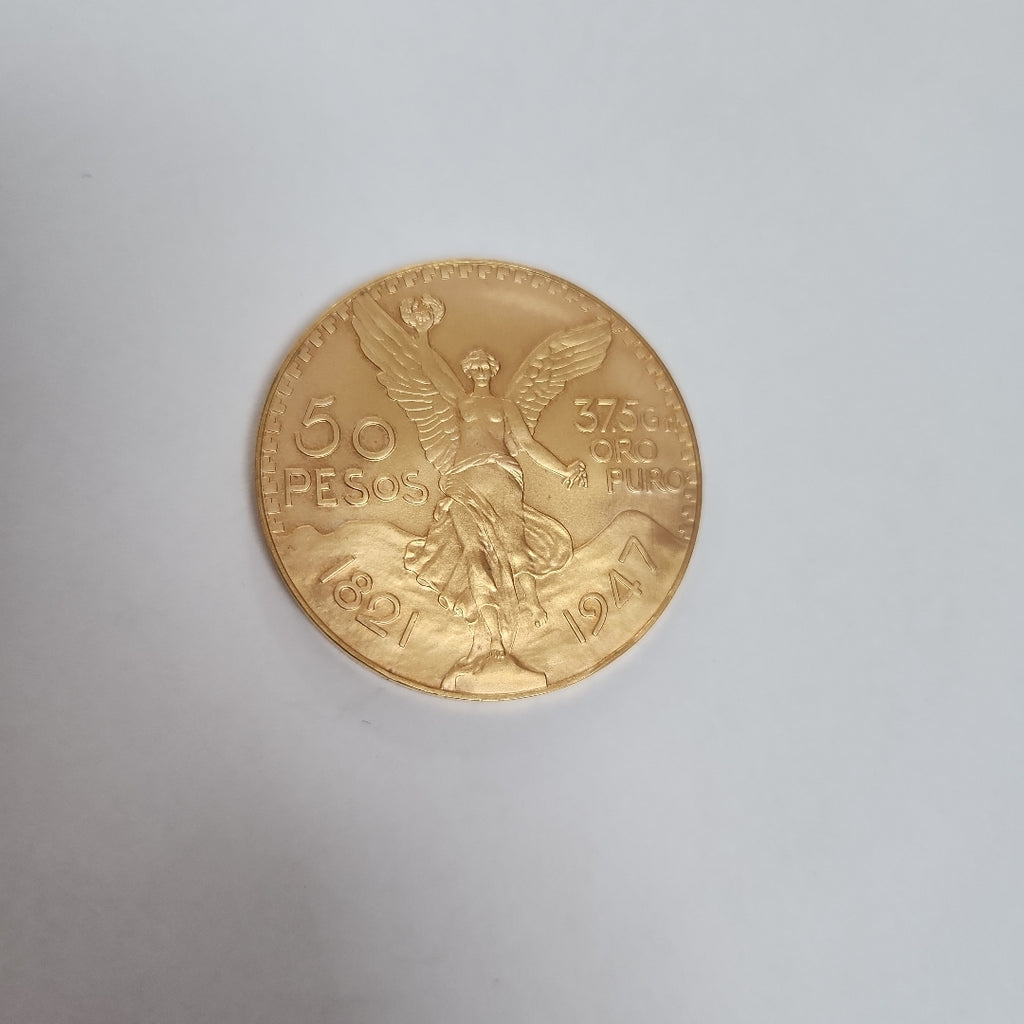 K1 41,60 GRMS 21 K IDENTIFICACIÓN MONEDA NOMINATIVA MONEDAS PESOS 50 PESOS (SEMINUEVO)