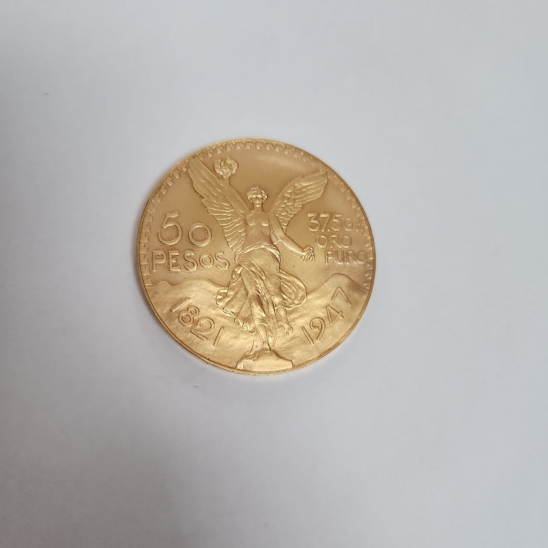 K1 41,60 GRMS 21 K IDENTIFICACIÓN MONEDA NOMINATIVA MONEDAS PESOS 50 PESOS (SEMINUEVO)
