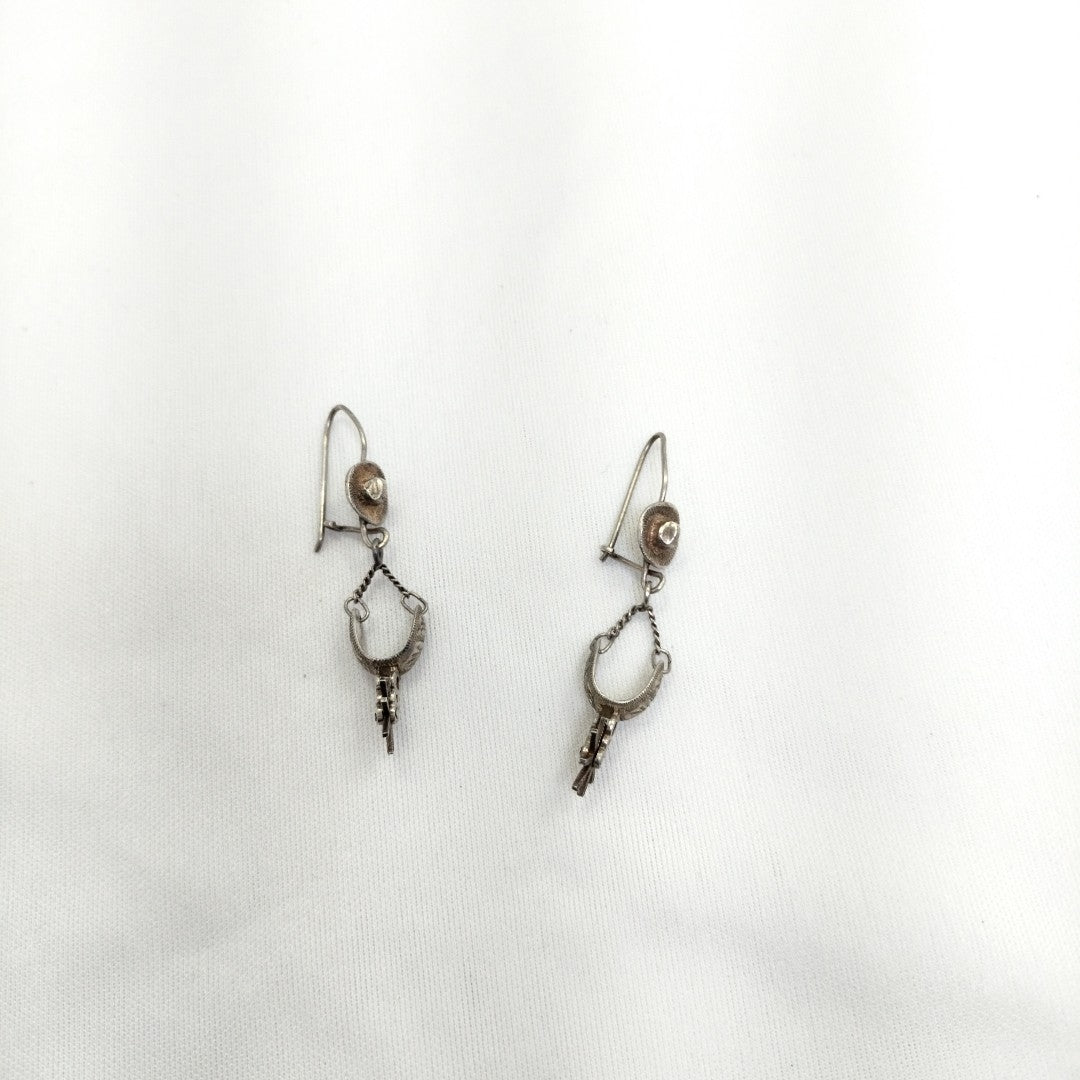 BROQUELES PAR PLATA 4,30 GRMS (SEMINUEVO)