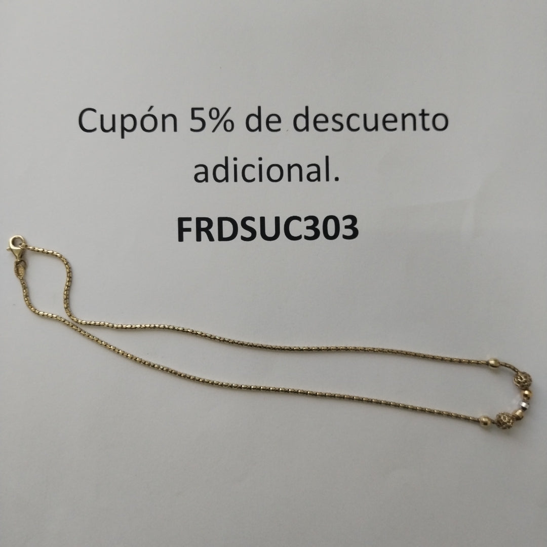 GARGANTILLA ORO 14 K 4.2 GRMS (SEMINUEVO)