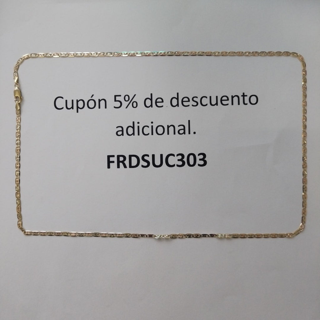 CADENA ORO 14 K 5.4 GRMS (SEMINUEVO)