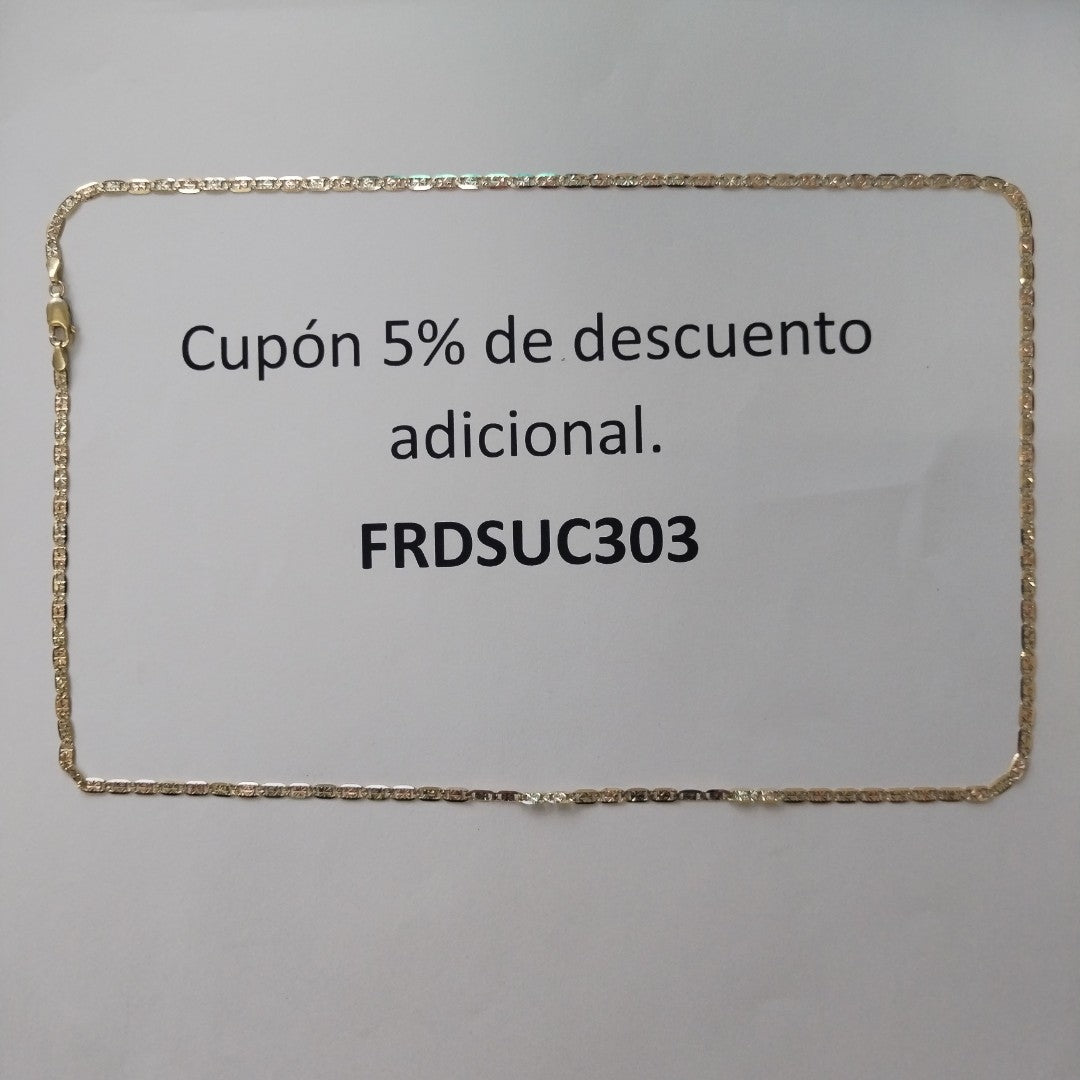 CADENA ORO 14 K 5.4 GRMS (SEMINUEVO)