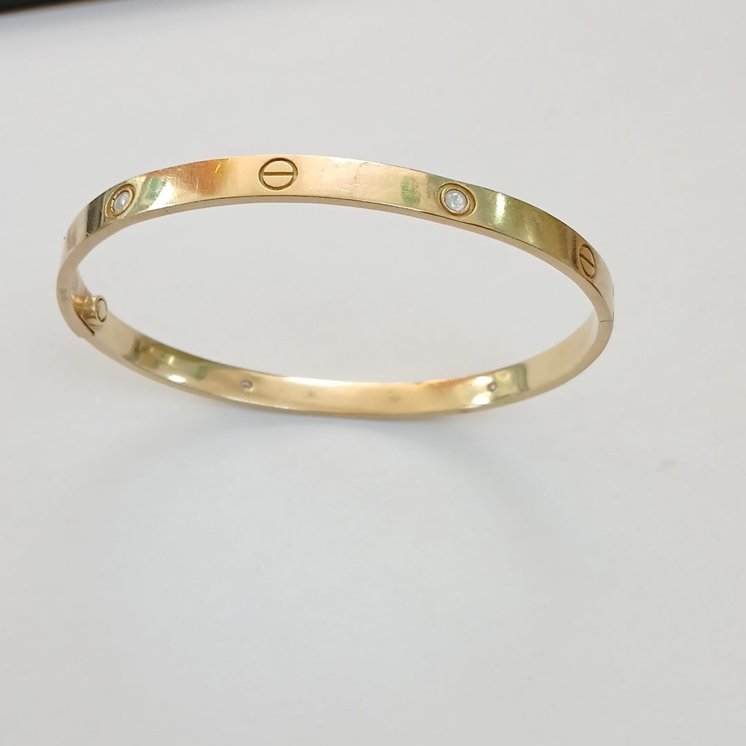 PULSERA RIGIDA ORO 10 K 26.2 GRMS (SEMINUEVO)