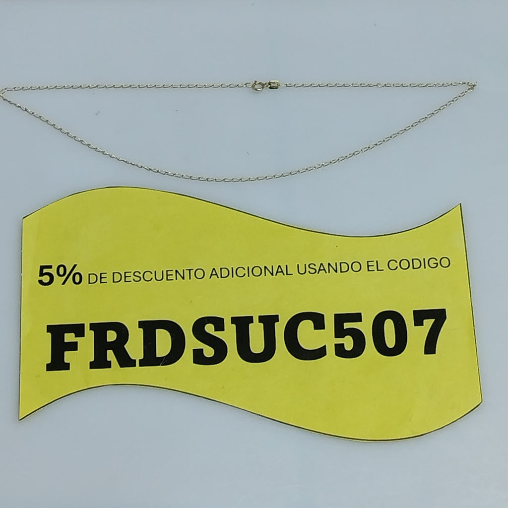CADENA ORO 14 K 1,70 GRMS (SEMINUEVO)