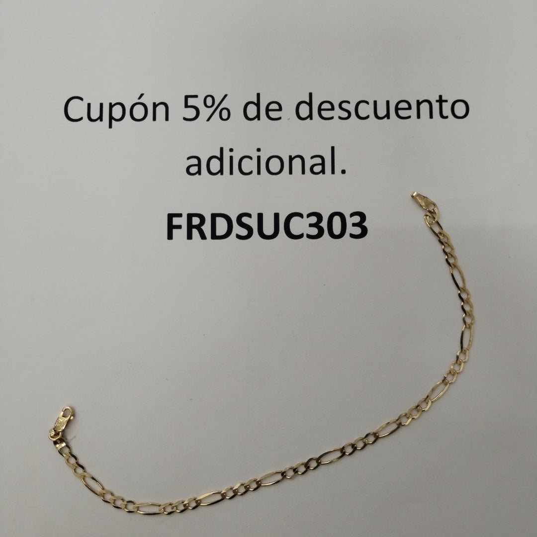 PULSERA ORO 14 K 2.8 GRMS (SEMINUEVO)