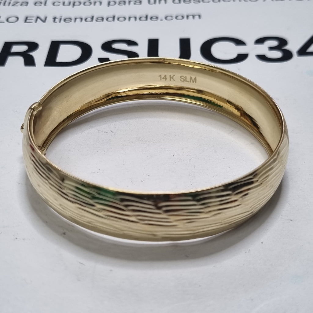 PULSERA RIGIDA ORO 14 K 10.1 GRMS (SEMINUEVO)