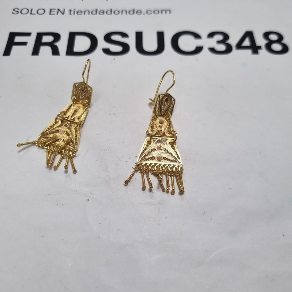 ARETES PAR ORO 10 K 6.3 GRMS (SEMINUEVO)