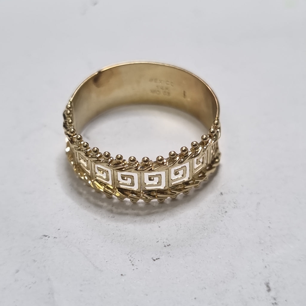 ANILLO ORO 14 K 2.2 GRMS (SEMINUEVO)
