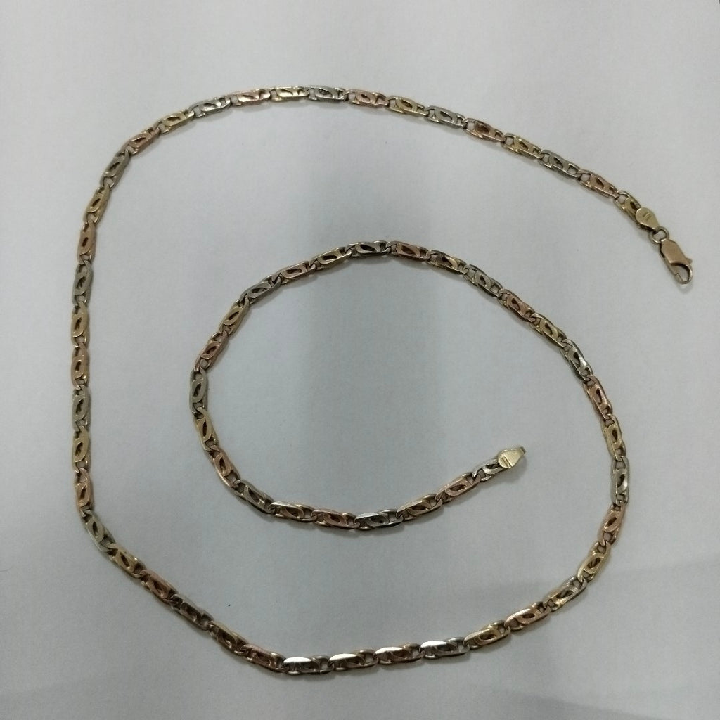 CADENA ORO COMBINADO 14 K 26.9 GRMS (SEMINUEVO)