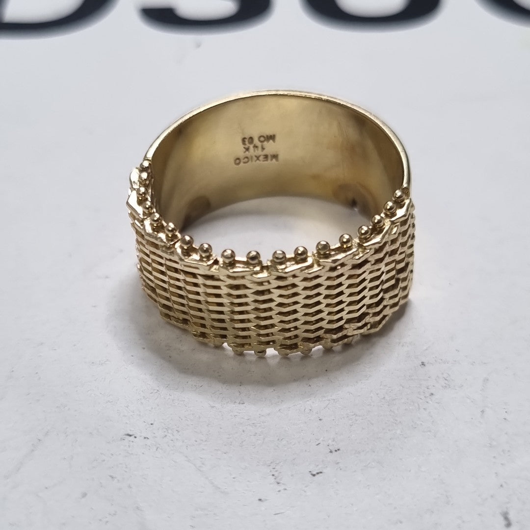 ANILLO ORO 14 K 6.4 GRMS (SEMINUEVO)