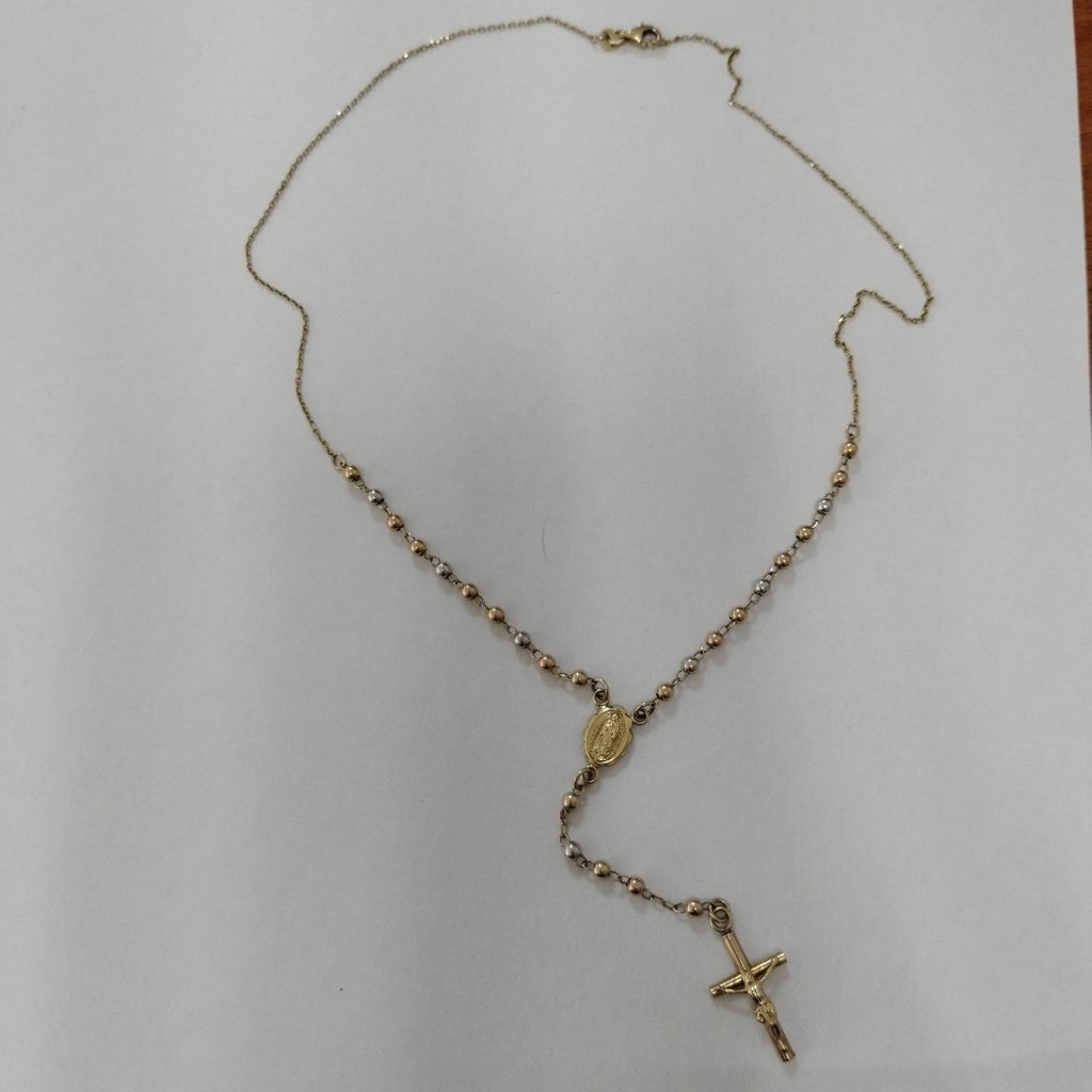 ROSARIO ORO COMBINADO 10 K 5.7 GRMS (SEMINUEVO)