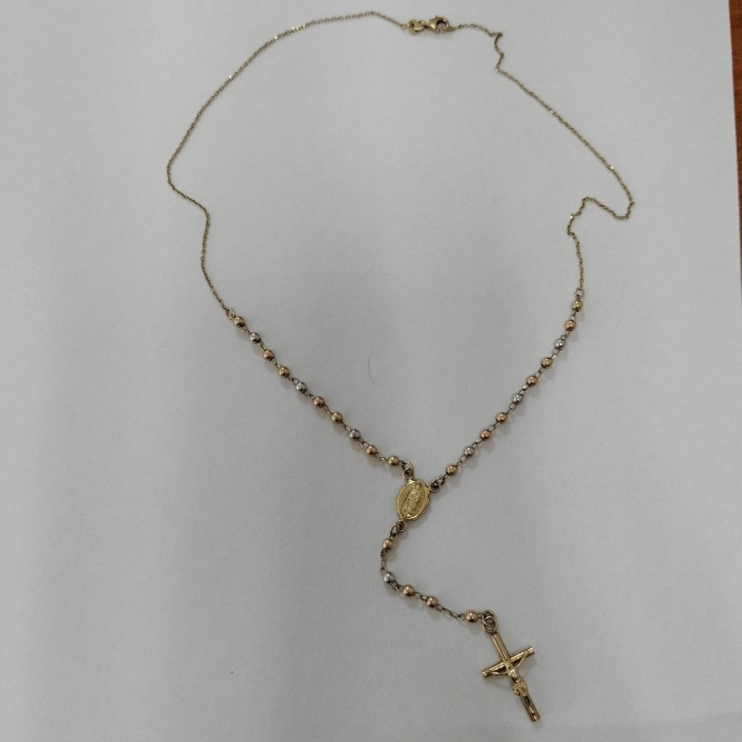 ROSARIO ORO COMBINADO 10 K 5.7 GRMS (SEMINUEVO)