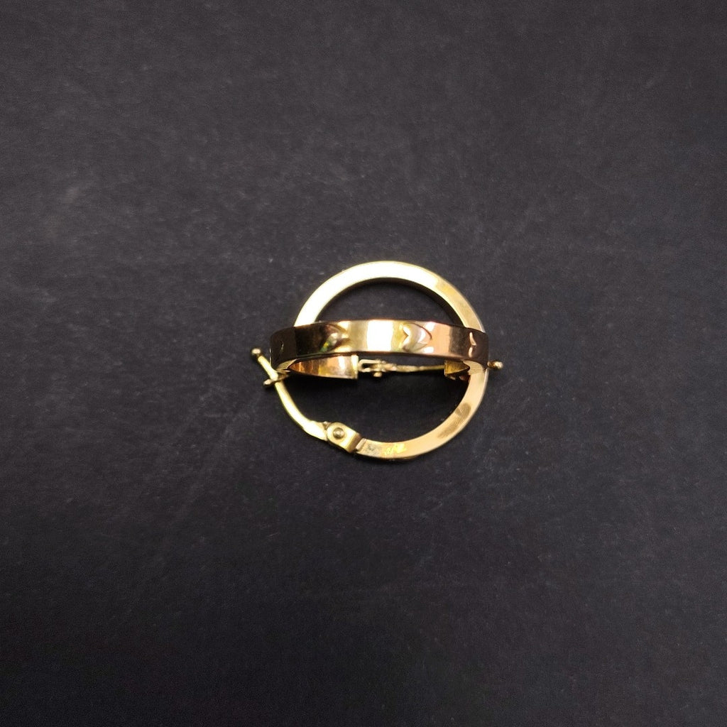ARRACADAS PAR ORO 14 K 1.6 GRMS (SEMINUEVO)