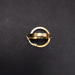 ARRACADAS PAR ORO 14 K 1.6 GRMS (SEMINUEVO)