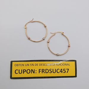 ARRACADAS PAR ORO COMBINADO 10 K 2 GRMS (SEMINUEVO)