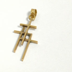 CRUZ ORO 14 K 1,10 GRMS (SEMINUEVO)