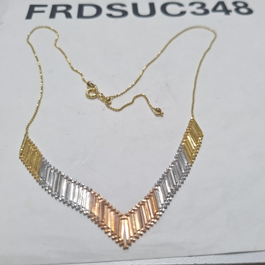 GARGANTILLA ORO, ORO COMBINADO 14 K 4.4 GRMS (SEMINUEVO)