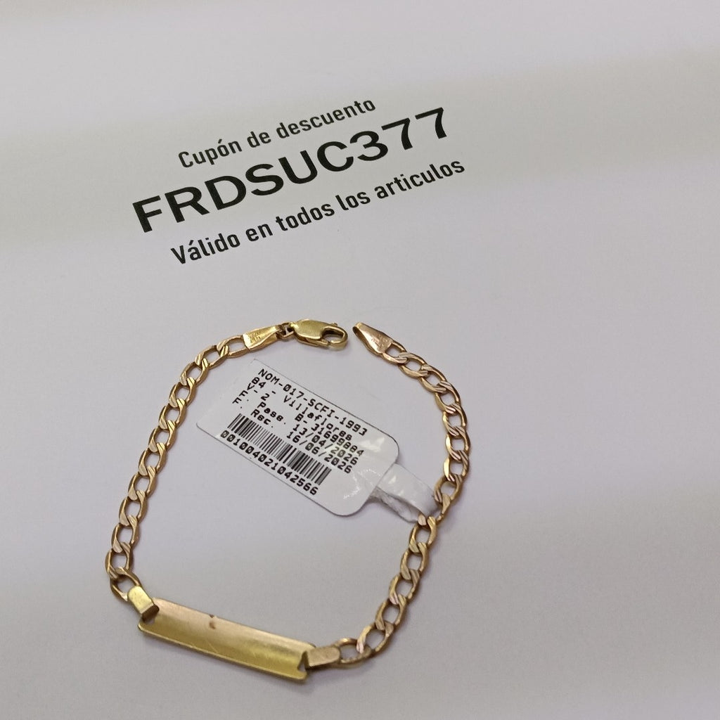 ESCLAVA ORO 14 K 4.5 GRMS (SEMINUEVO)