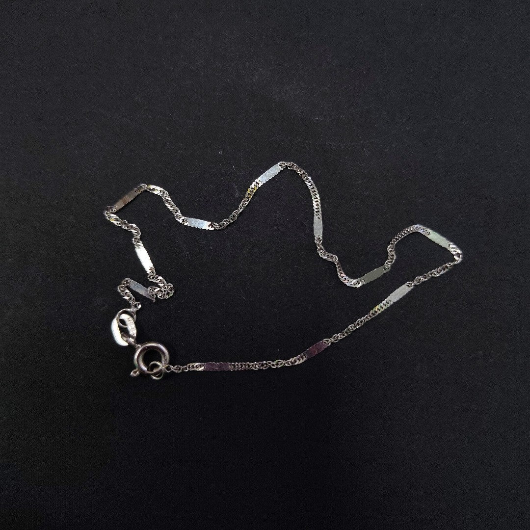 PULSERA ORO BLANCO 14 K 0.6 GRMS (SEMINUEVO)