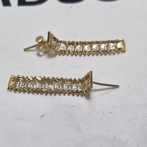 ARETES PAR ORO 14 K 2.5 GRMS (SEMINUEVO)