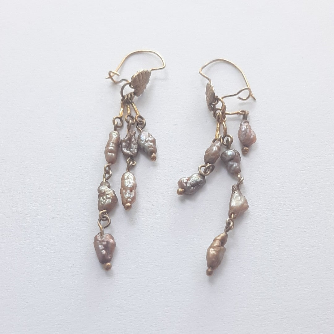 ARETES PAR, BROQUELES PAR ORO 10 K 2.3 GRMS (SEMINUEVO)