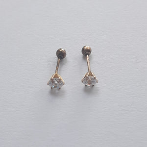 BROQUELES PAR ORO 10 K 0.3 GRMS (SEMINUEVO)