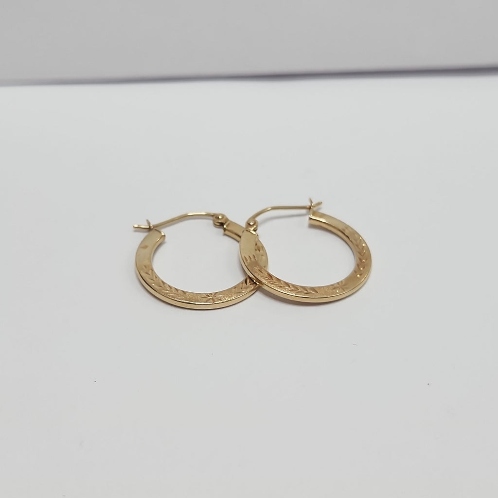 ARRACADAS PAR ORO 14 K 1.1 GRMS (SEMINUEVO)