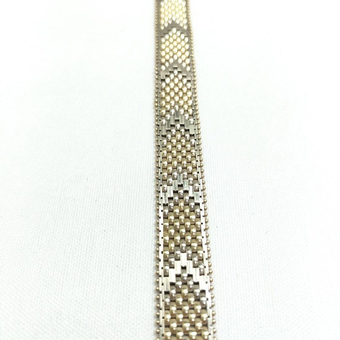 PULSERA ORO COMBINADO 10 K 18,70 GRMS (SEMINUEVO)
