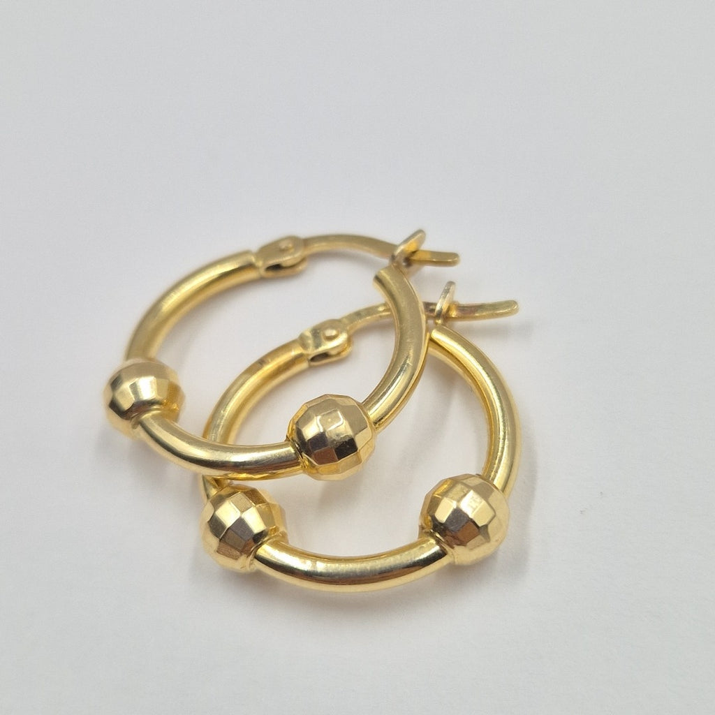 ARRACADAS PAR ORO 14 K 2.2 GRMS (SEMINUEVO)