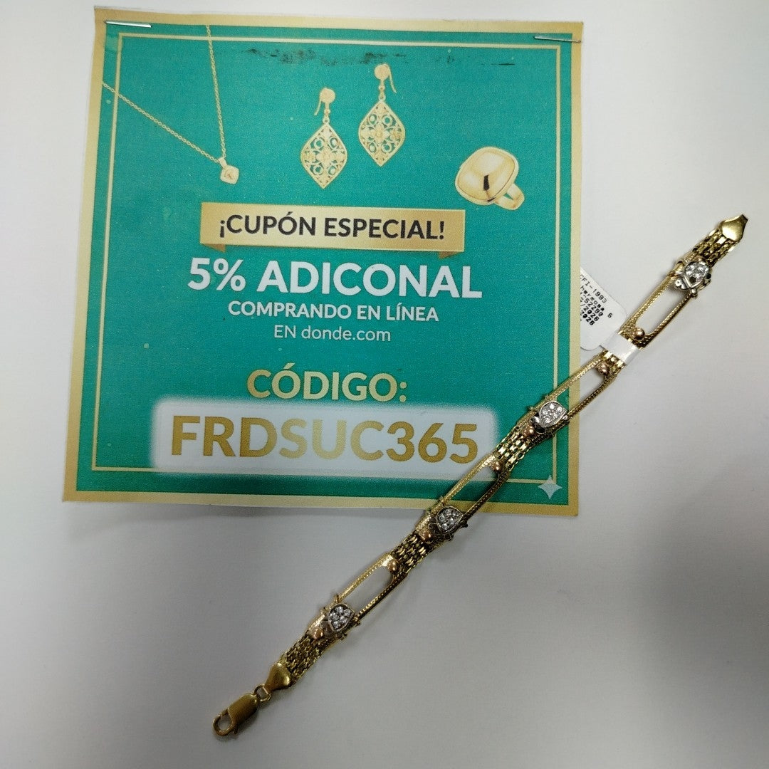 PULSERA ORO 14 K 13.2 GRMS (SEMINUEVO)