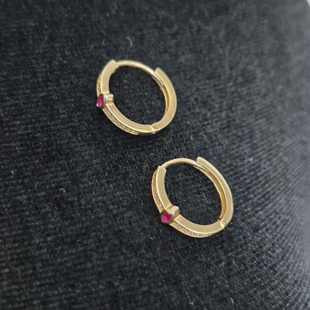 ARRACADAS PAR ORO 14 K 2.2 GRMS (SEMINUEVO)