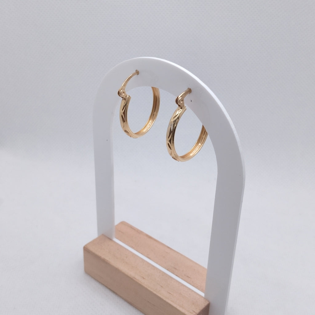 ARRACADAS PAR ORO 10 K 2,60 GRMS (SEMINUEVO)