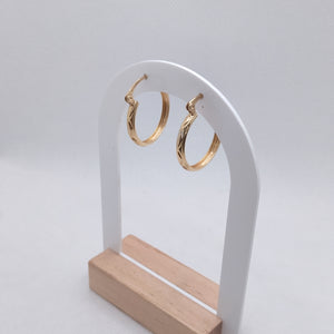 ARRACADAS PAR ORO 10 K 2,60 GRMS (SEMINUEVO)