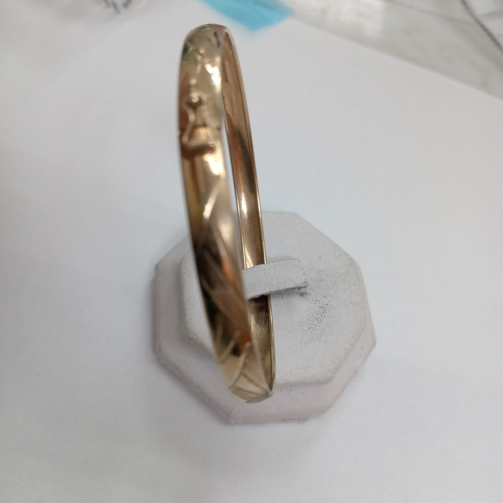 PULSERA RIGIDA ORO 10 K 5.5 GRMS (SEMINUEVO)