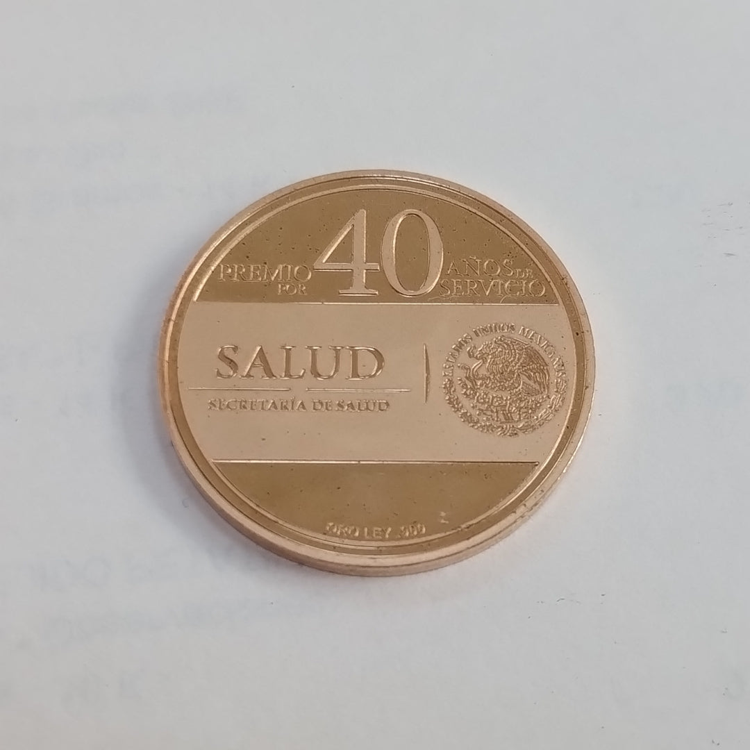 MEDALLA CONMEMORATIVA ORO 21 K 15,90 GRMS (SEMINUEVO)
