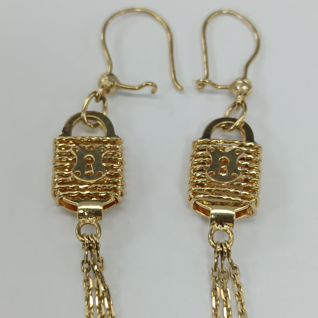 ARETES PAR ORO 14 K 5.2 GRMS (SEMINUEVO)