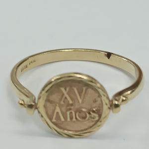 ANILLO ORO 14 K 2.8 GRMS (SEMINUEVO)