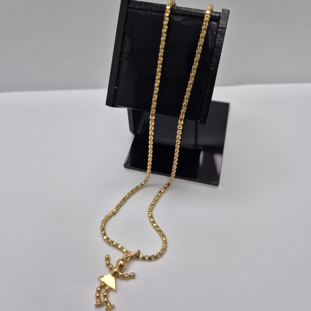 CADENA,DIJE ORO 14 K 6,90 GRMS (SEMINUEVO)