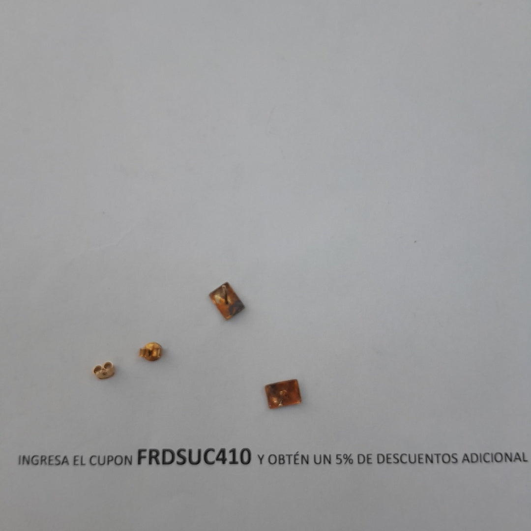 BROQUELES PAR ORO 10 K 1.2 GRMS (SEMINUEVO)