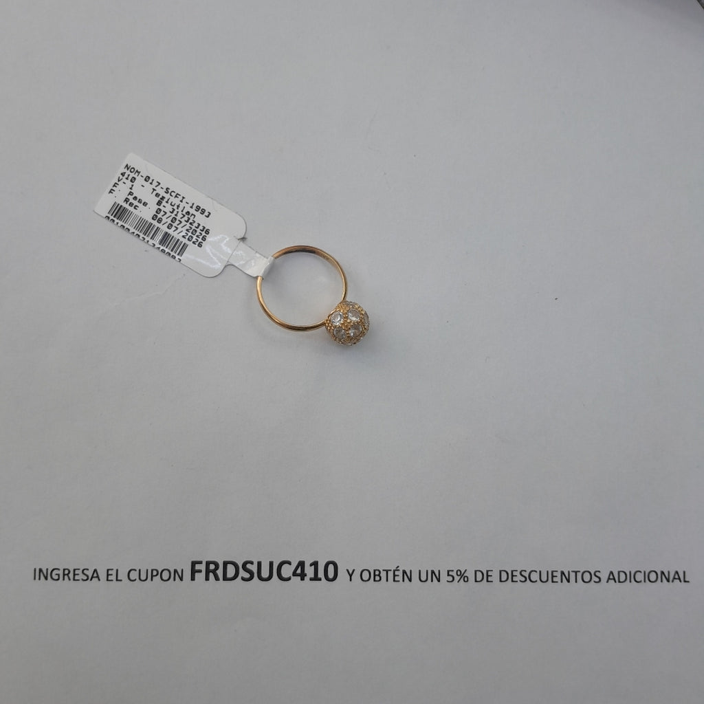 ANILLITO ORO 14 K 2.7 GRMS (SEMINUEVO)