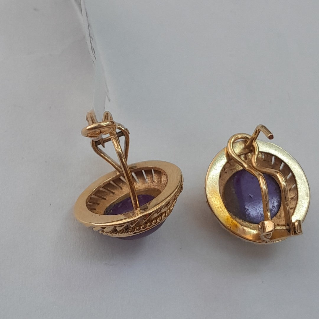 ARRACADAS PAR ORO 10 K 6.8 GRMS (SEMINUEVO)