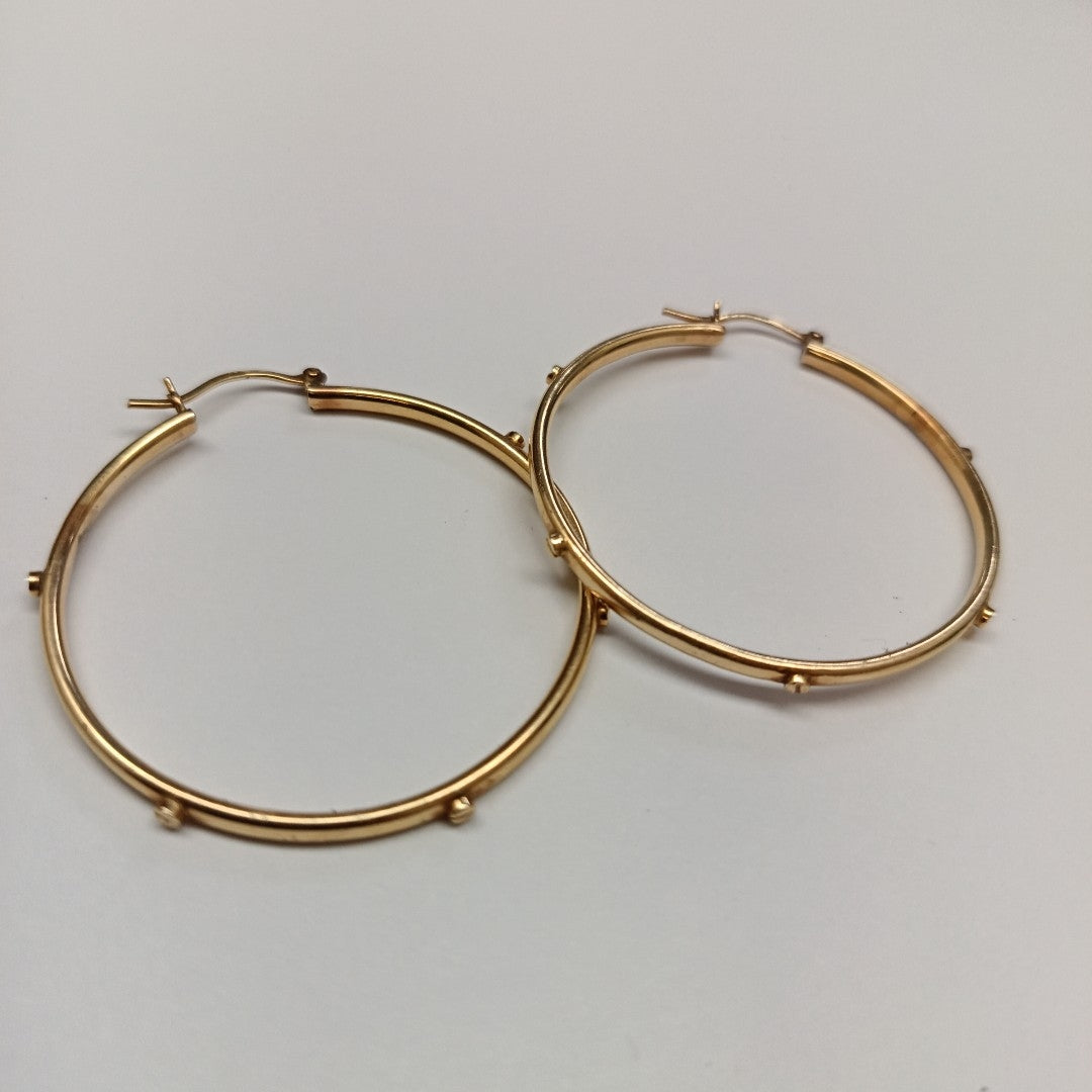 ARRACADAS PAR ORO 14 K 5,60 GRMS (SEMINUEVO)