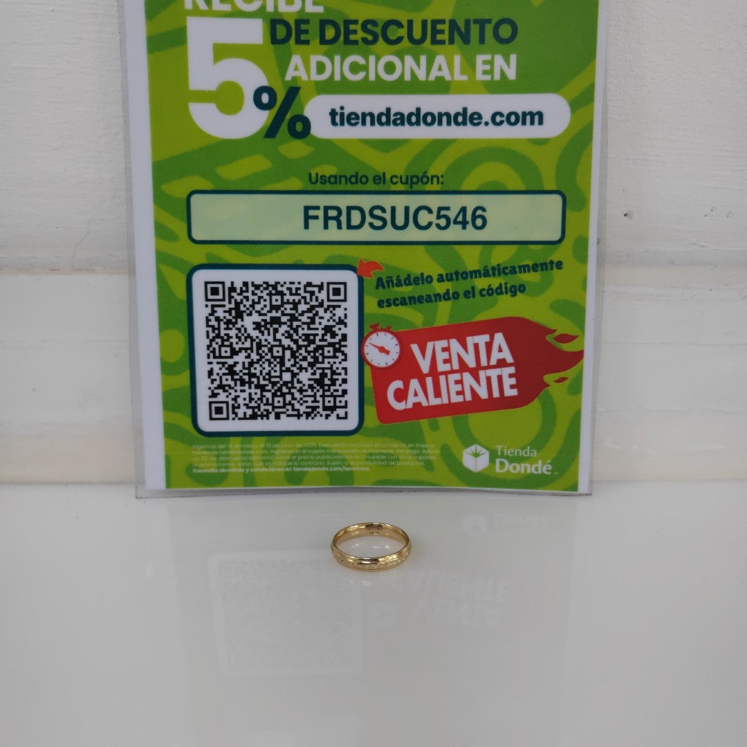 ARGOLLA ORO 14 K 1 GRMS (SEMINUEVO)