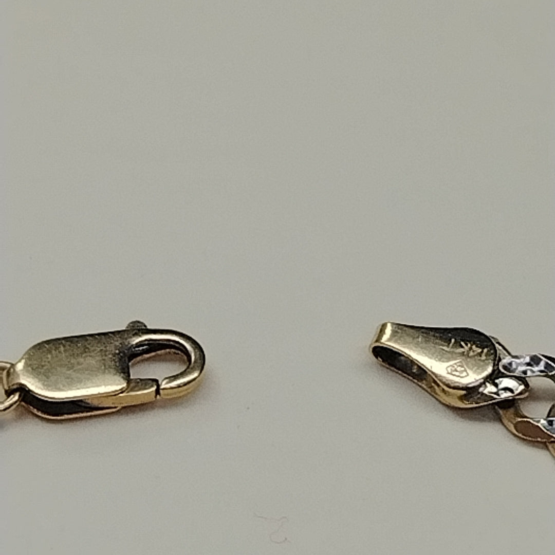 PULSERA RODIADO 14 K 9,90 GRMS (SEMINUEVO)