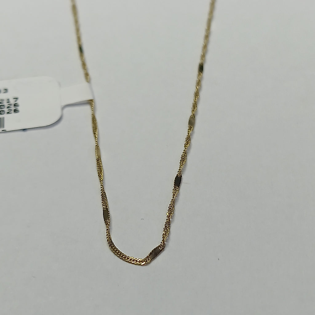 CADENA ORO 10 K 0.6 GRMS (SEMINUEVO)