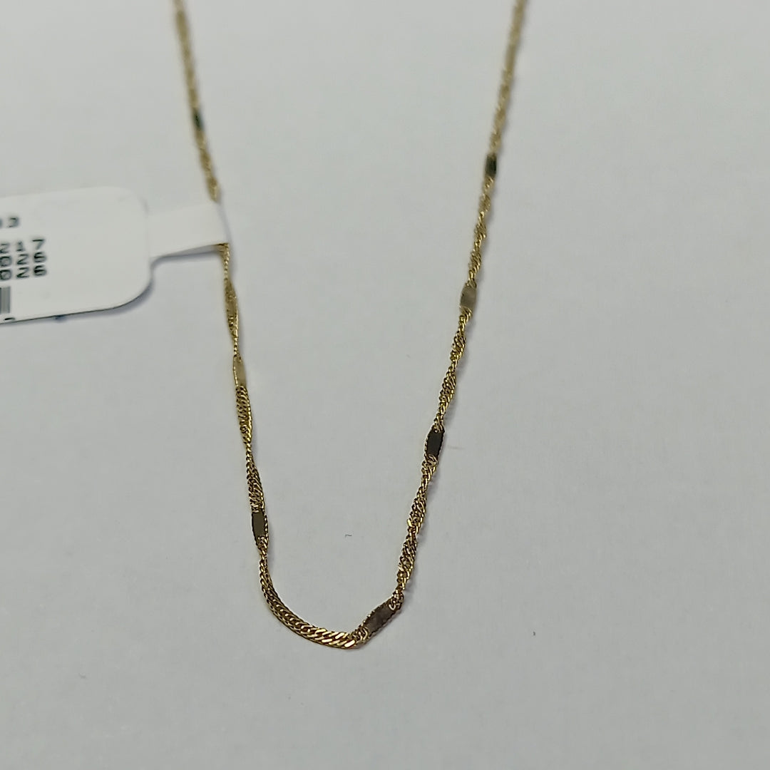CADENA ORO 10 K 0.6 GRMS (SEMINUEVO)