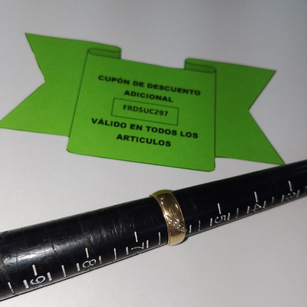 ARGOLLA ORO 14 K 2.9 GRMS (SEMINUEVO)